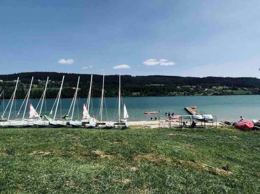 La Parenthese Vue Lac Les Grangettes Exterior foto