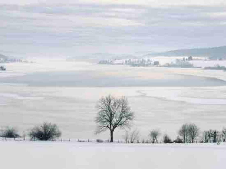 La Parenthese Vue Lac Les Grangettes Exterior foto