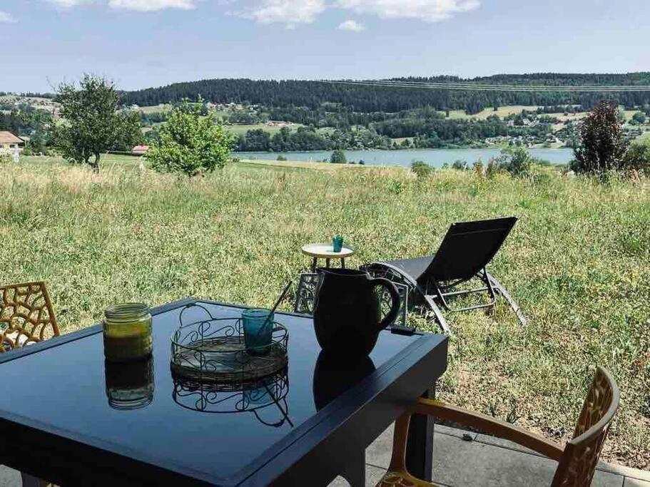 La Parenthese Vue Lac Les Grangettes Exterior foto