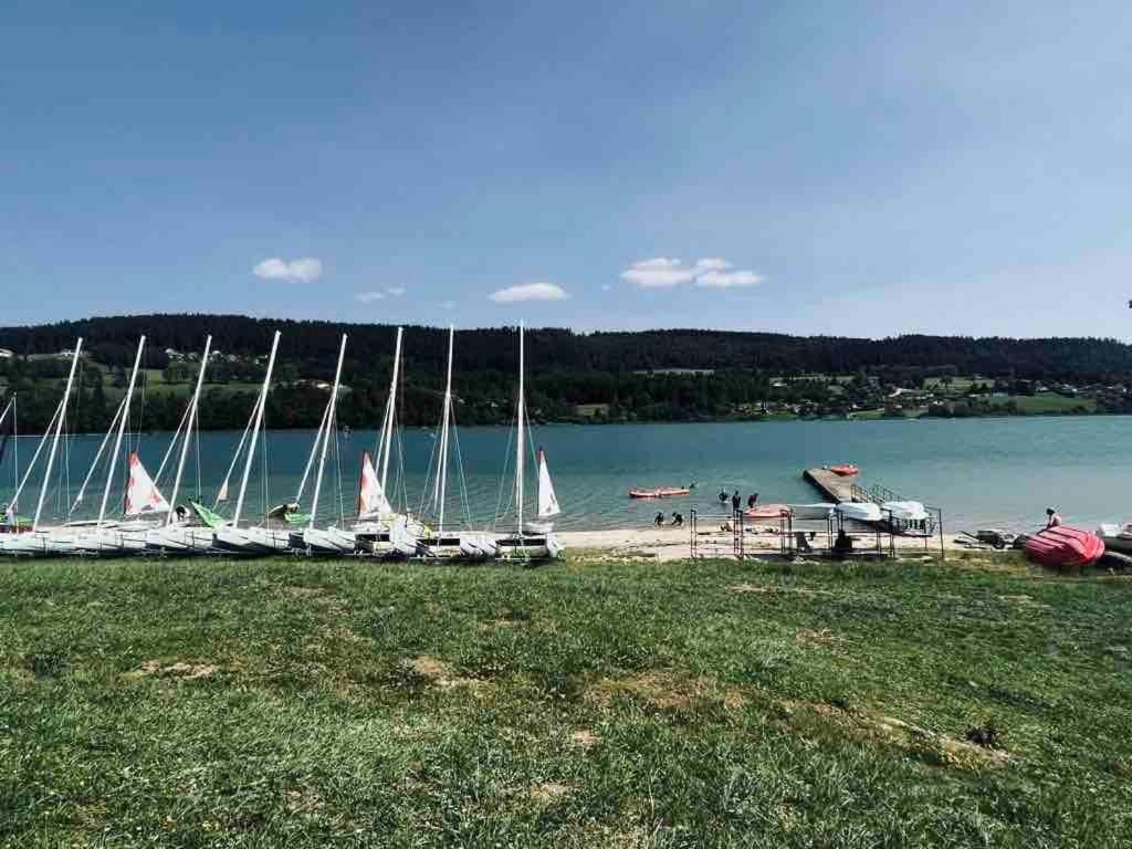 La Parenthese Vue Lac Les Grangettes Exterior foto