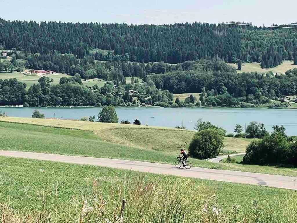 La Parenthese Vue Lac Les Grangettes Exterior foto