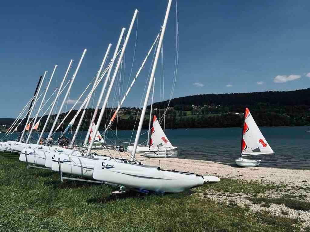 La Parenthese Vue Lac Les Grangettes Exterior foto