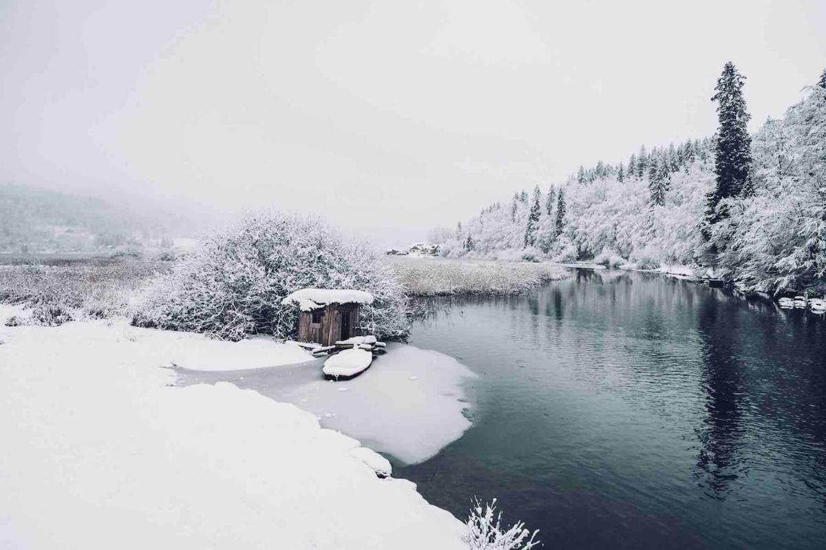 La Parenthese Vue Lac Les Grangettes Exterior foto