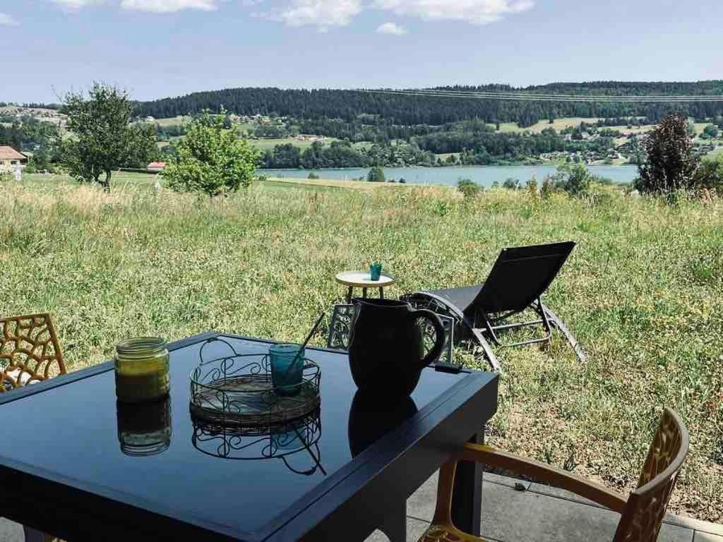 La Parenthese Vue Lac Les Grangettes Exterior foto